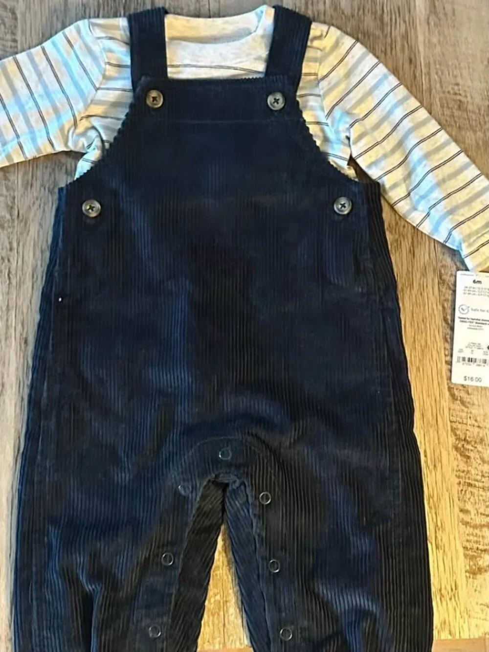 Carter's 2-Piece Corduroy Overall Set, Size 6M